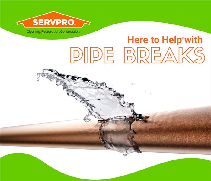 pipe breaking servpro can help